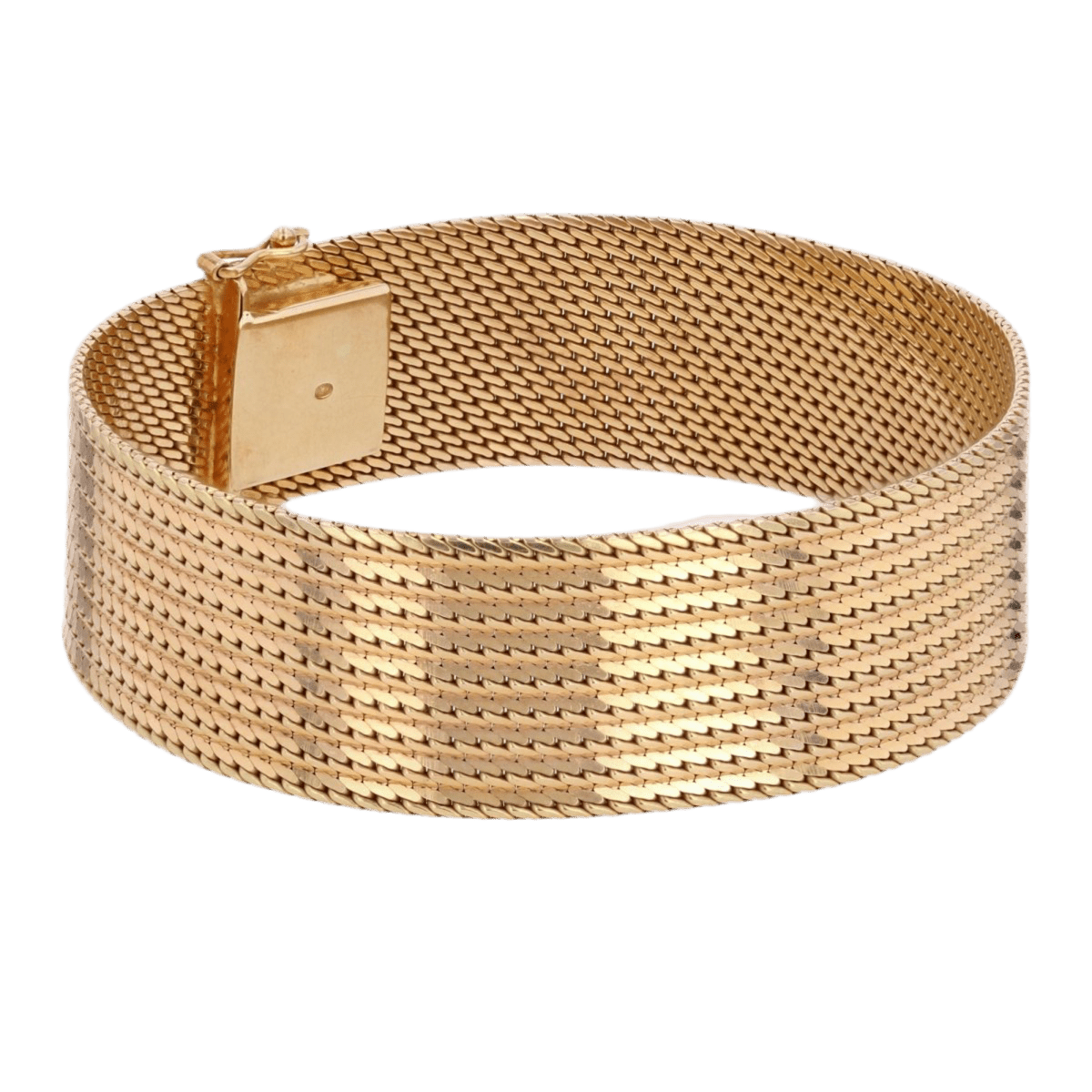 Bracelet Manchette en or jaune - Castafiore