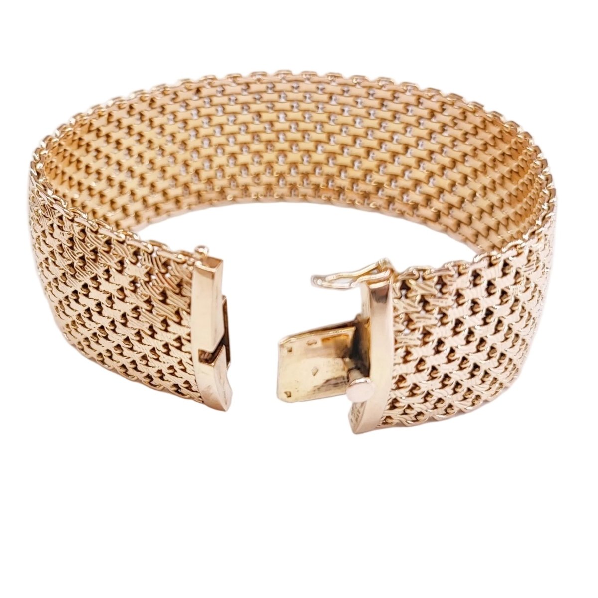 Bracelet Manchette en or jaune - Castafiore
