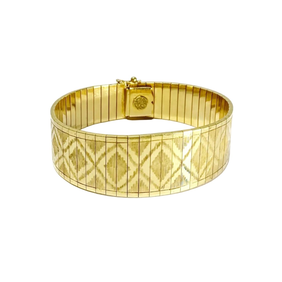 Bracelet Manchette en or jaune - Castafiore