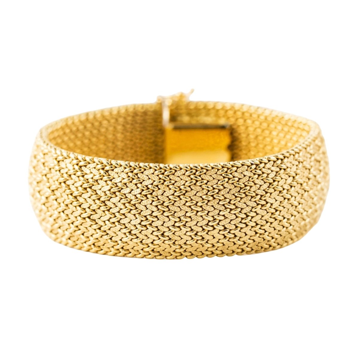 Bracelet Manchette en or jaune - Castafiore