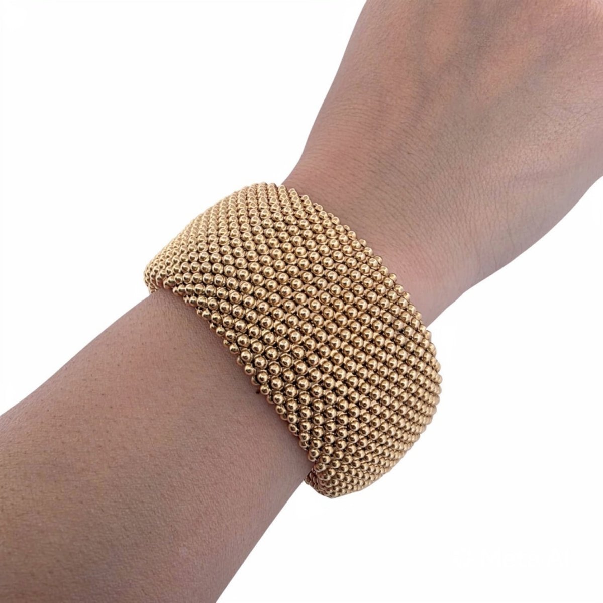 Bracelet Manchette en or jaune - Castafiore