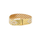 Bracelet manchette en or jaune, or blanc et or rose - Castafiore