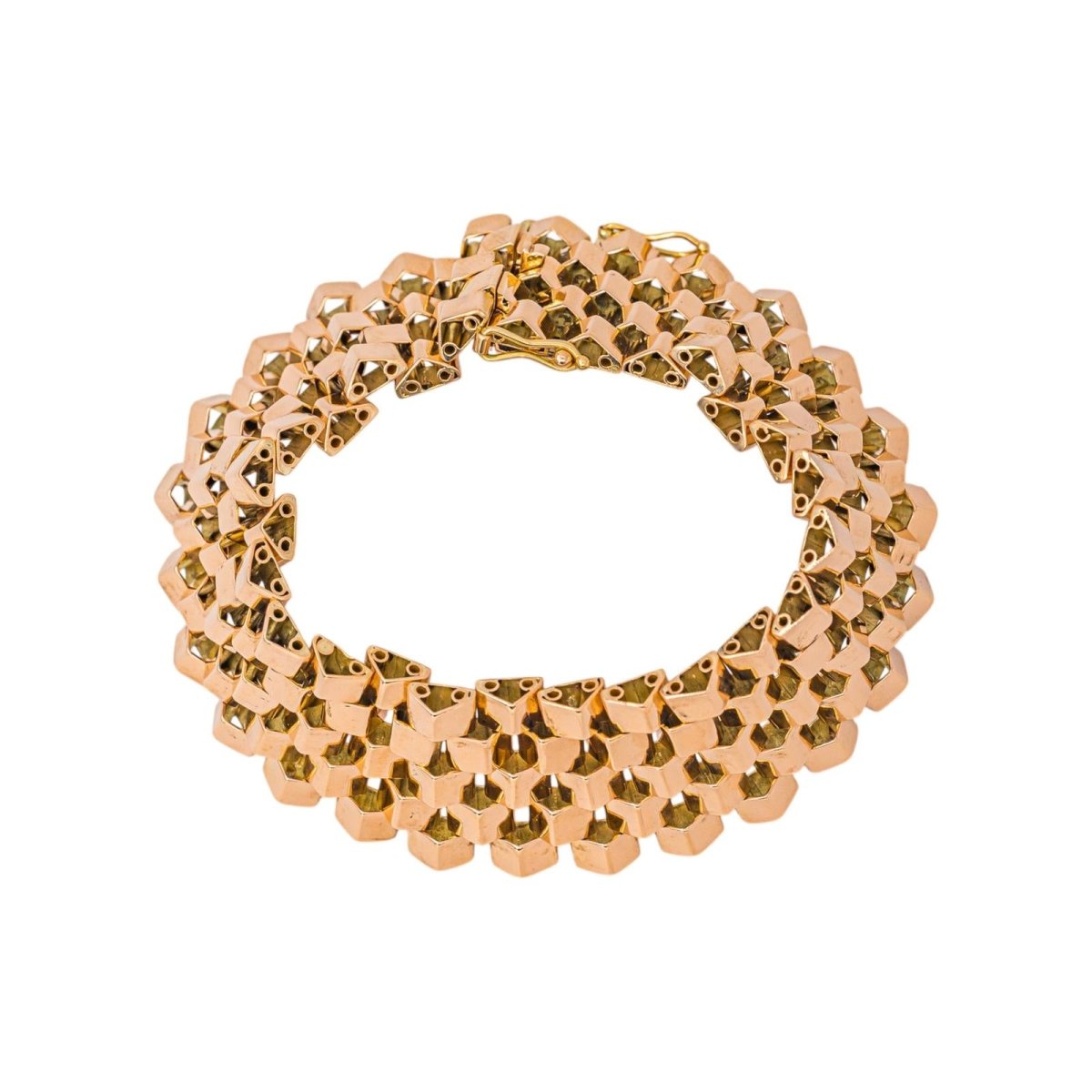 Bracelet Manchette en or rose - Castafiore