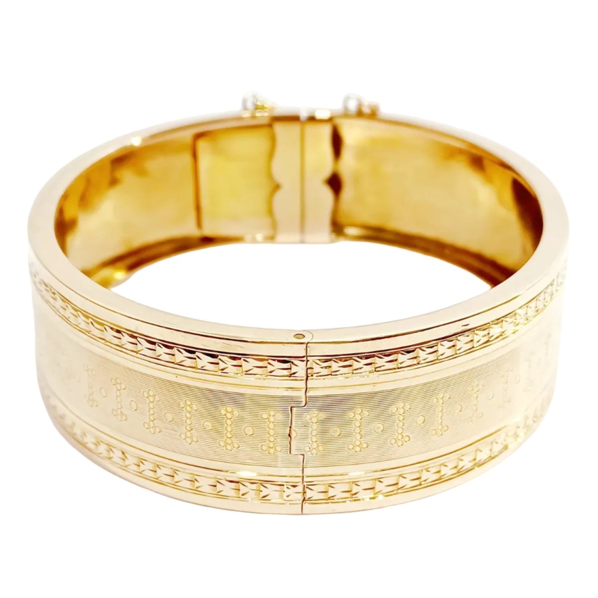 Bracelet Manchette en or rose - Castafiore