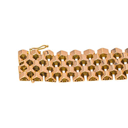 Bracelet Manchette en or rose - Castafiore