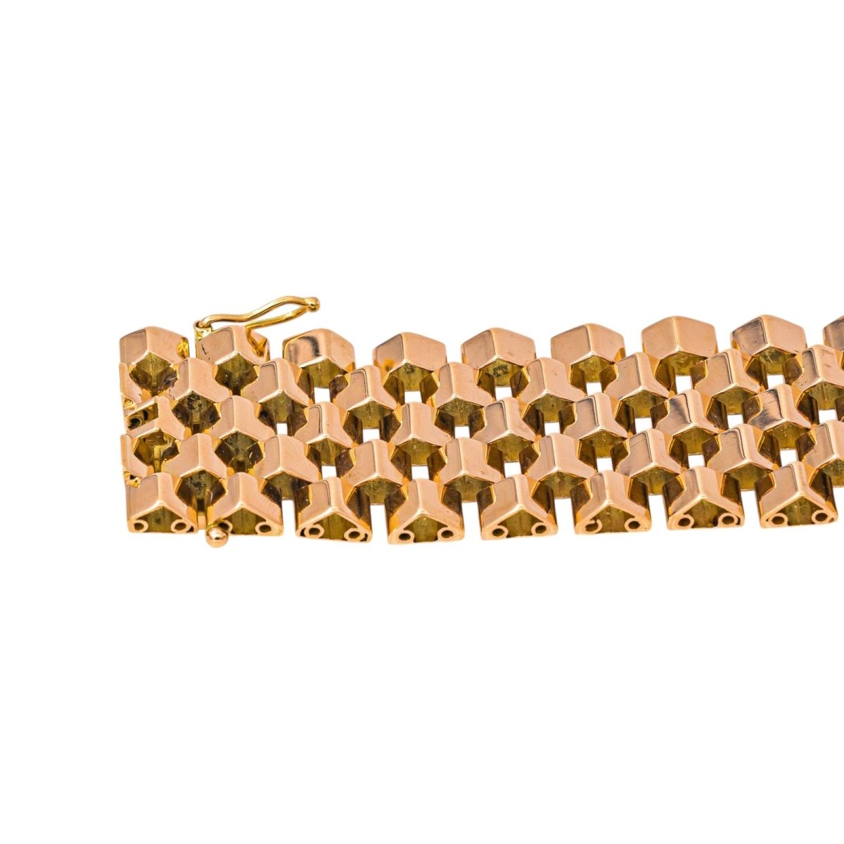 Bracelet Manchette en or rose - Castafiore