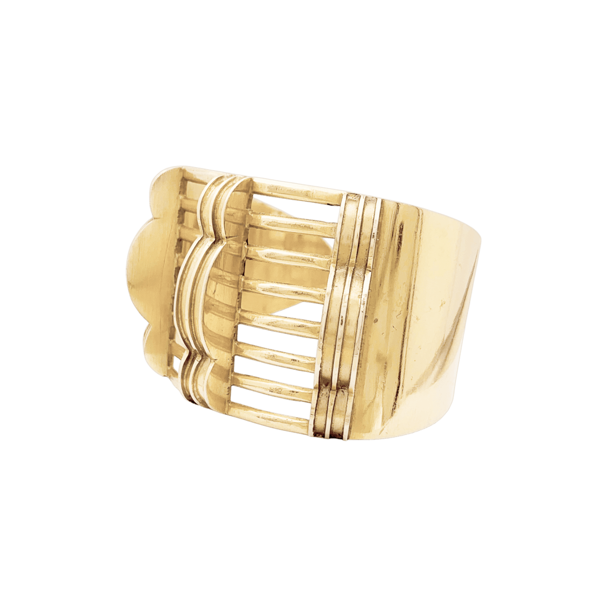 Bracelet Manchette en or rose - Castafiore