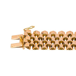Bracelet Manchette en or rose - Castafiore