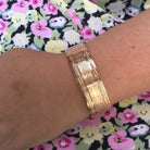 Bracelet Manchette en or rose - Castafiore