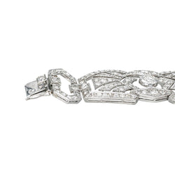 Bracelet Manchette en platine et diamants - Castafiore