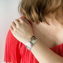 Bracelet Manchette HERMÈS en argent