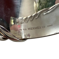 Bracelet manchette HERMES en argent - Castafiore