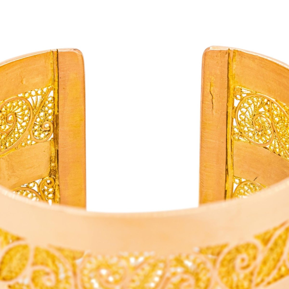Bracelet Manchette Or rose - Castafiore