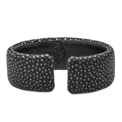 Bracelet Manchette Or rose Galuchat - Castafiore