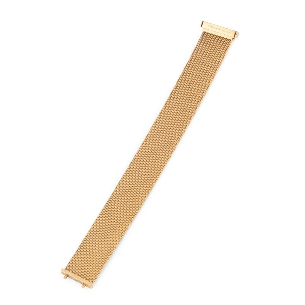 Bracelet Manchette TIFFANY & CO. en or jaune et diamants - Castafiore