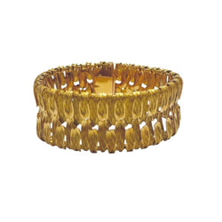 Bracelet manchettes libellule en or jaune - Castafiore