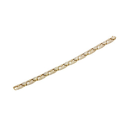Bracelet MAURICE LABARTE en or jaune et diamants - Castafiore