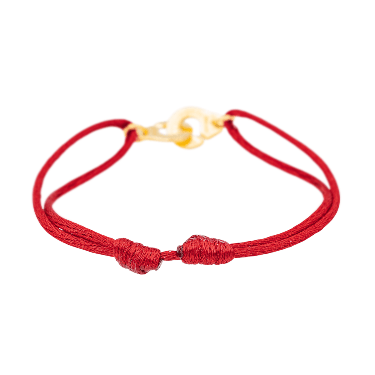 Bracelet Menottes R10 Dinh Van en or jaune - Castafiore