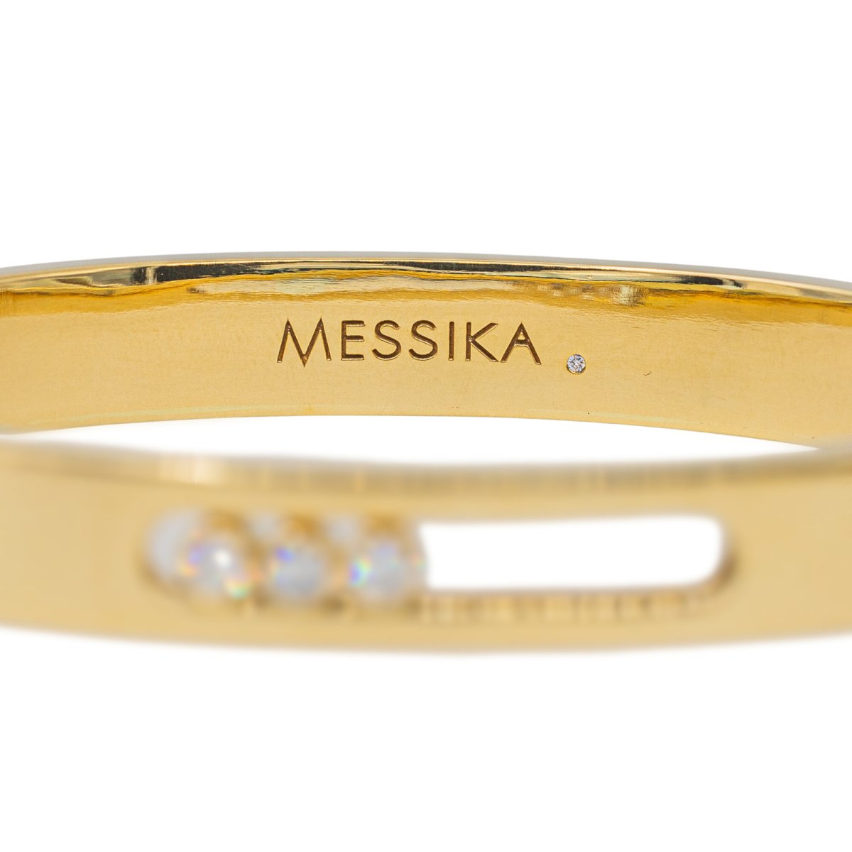 Bracelet MESSIKA "Bangle Move" en Or jaune et diamant - Castafiore