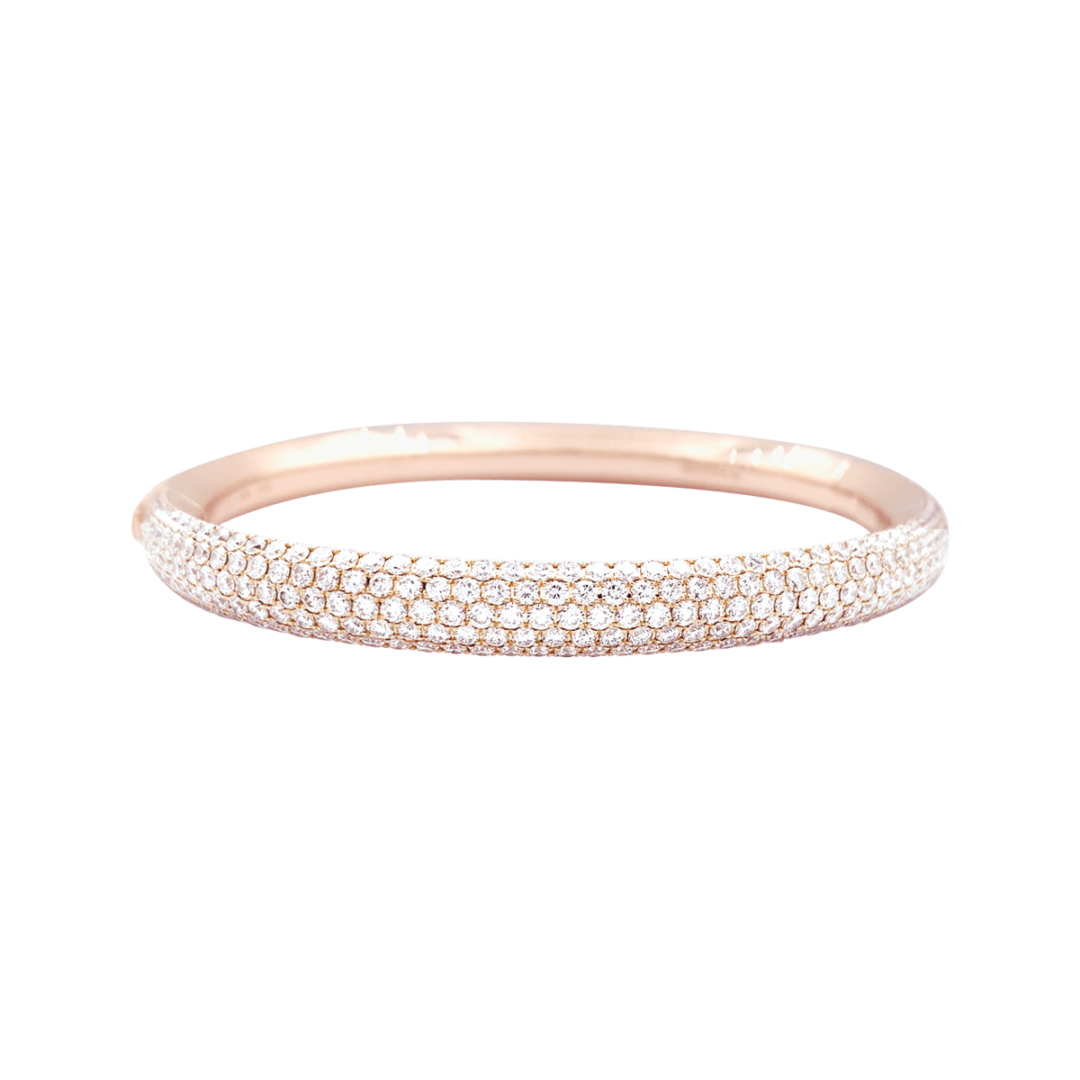 Bracelet Messika "Divine Enigma" or rose, diamants. - Castafiore