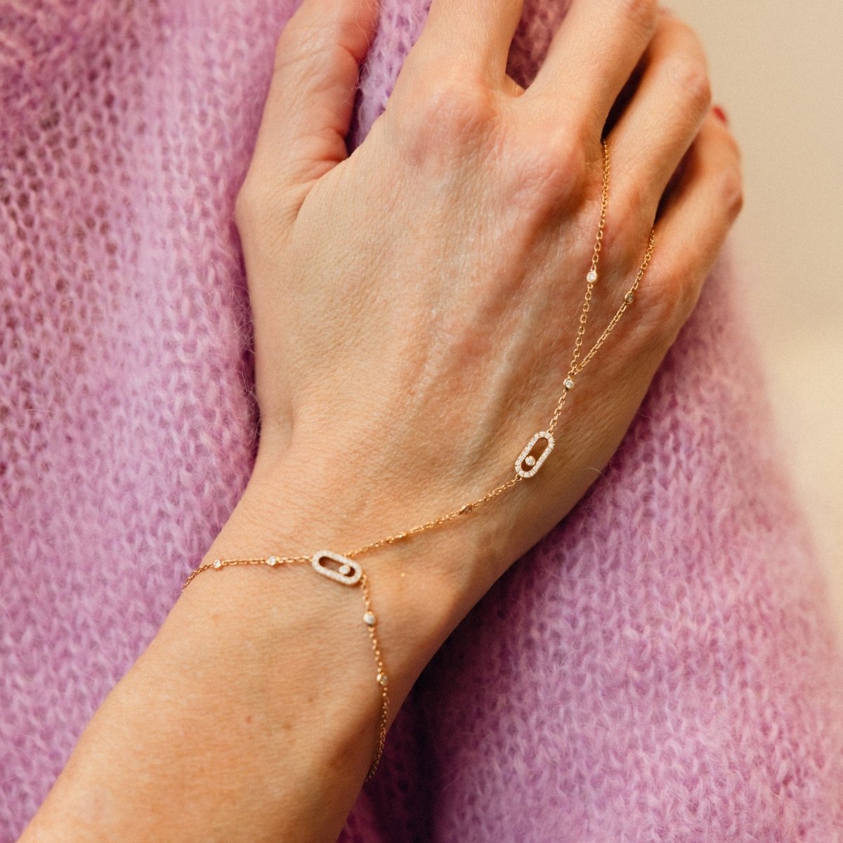 Bracelet MESSIKA "Move Uno" en or jaune et diamants - Castafiore