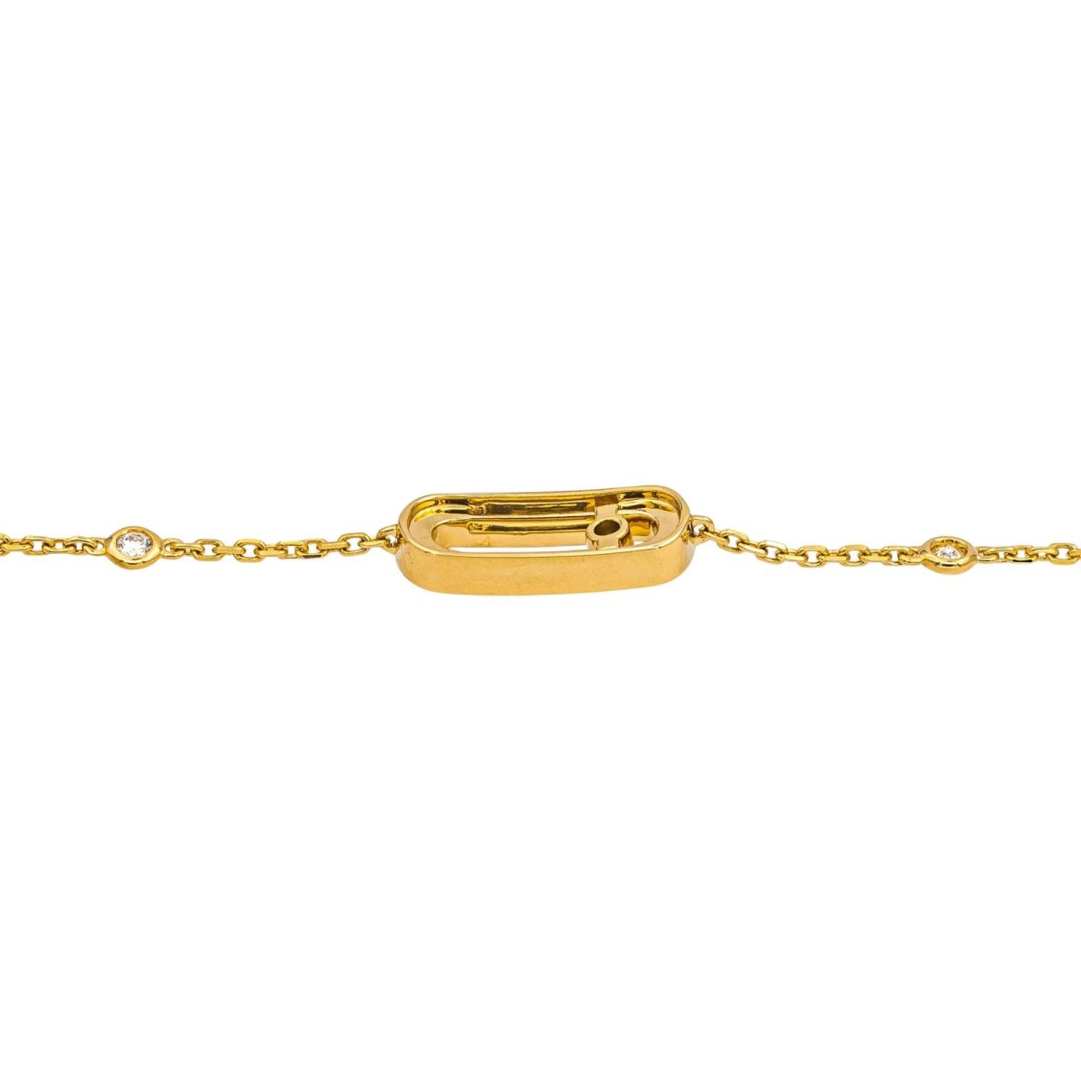 Bracelet MESSIKA Move Uno" en or jaune et diamants - Castafiore