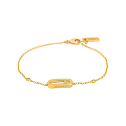 Bracelet MESSIKA Move Uno" en or jaune et diamants - Castafiore