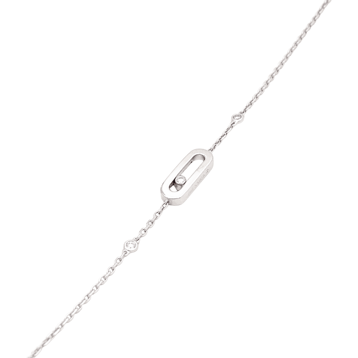 Bracelet MESSIKA, "Move Uno", or blanc et diamants - Castafiore