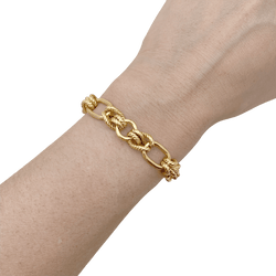 Bracelet "Noeuds" en or jaune - Castafiore