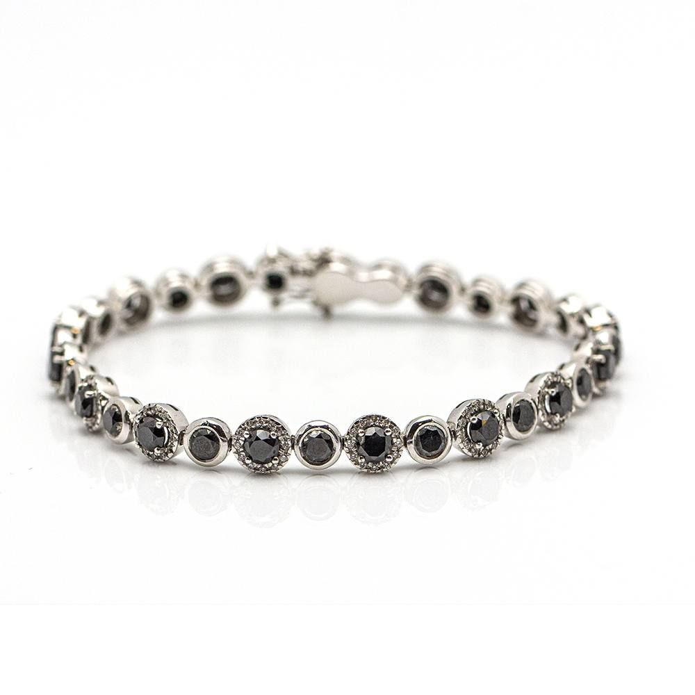 Bracelet NOIRE en or et diamants d'occasion - Castafiore