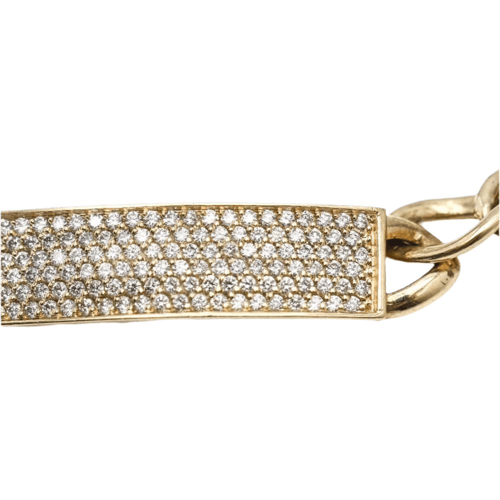 Bracelet NOMEOLVIDES en or jaune et diamants - Castafiore