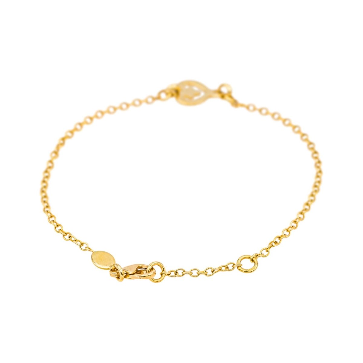 Bracelet O.J PERRIN "Coeur Légendes" en or jaune - Castafiore