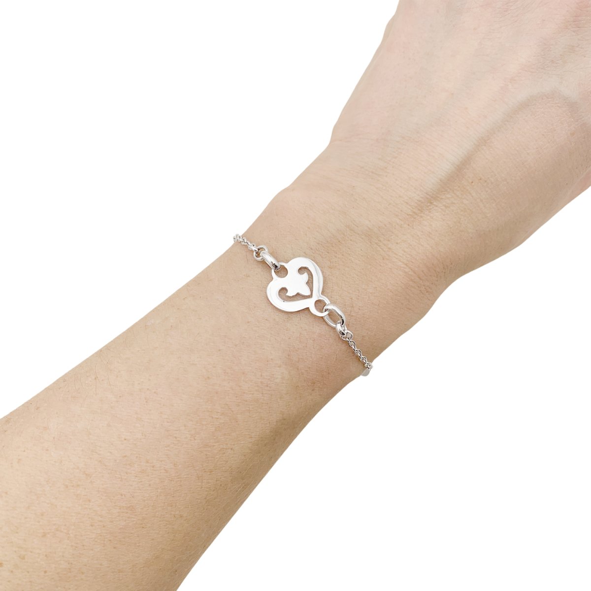 Bracelet O.J. Perrin, "Légendes", or blanc. - Castafiore