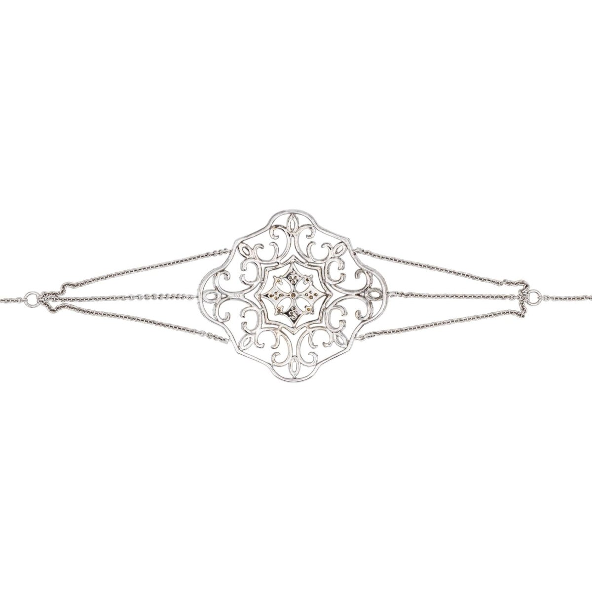 Bracelet Or blanc Diamant - Castafiore