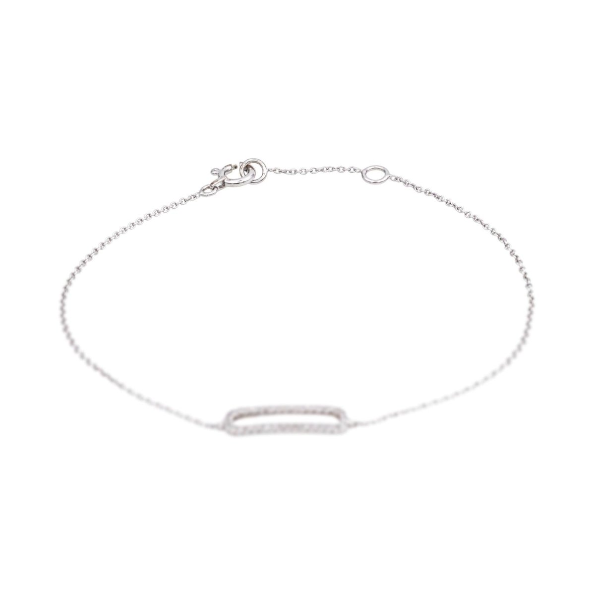 Bracelet Or blanc Diamant - Castafiore