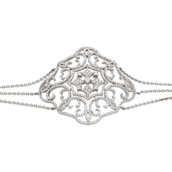 Bracelet Or blanc Diamant - Castafiore