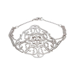 Bracelet Or blanc Diamant - Castafiore