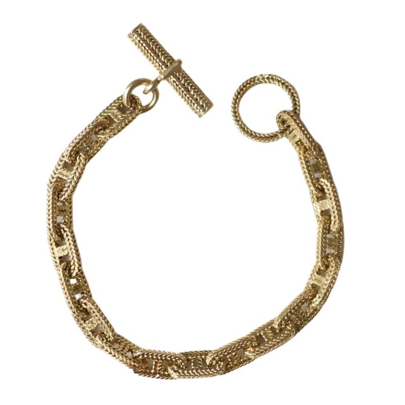 Bracelet or Chaîne d'ancre Hermès par Georges Lenfant - Castafiore