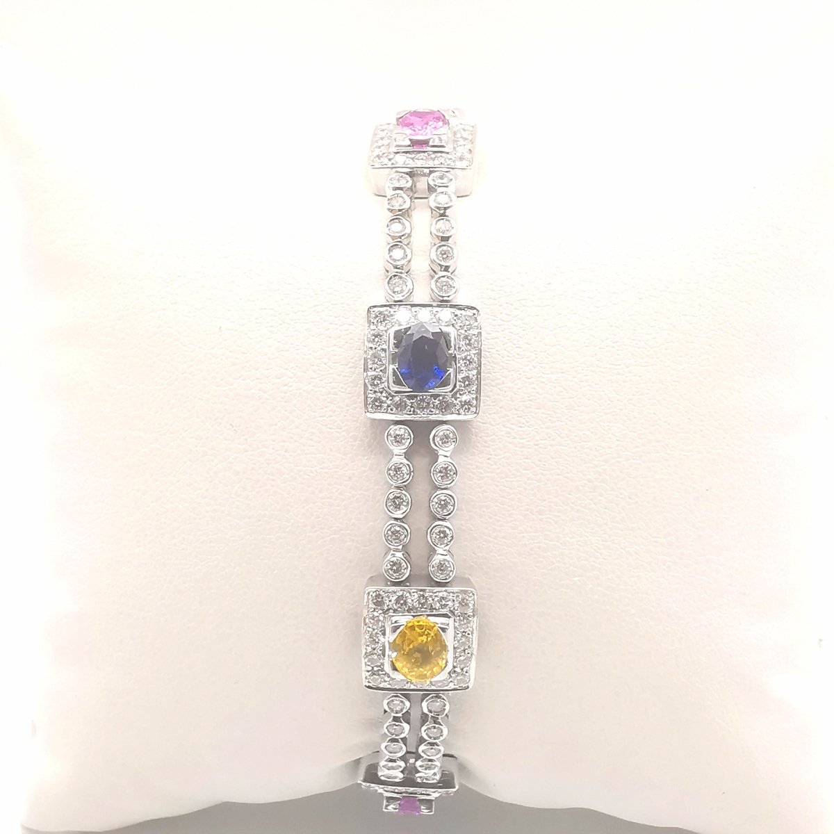 Bracelet or diamants & saphirs - Castafiore