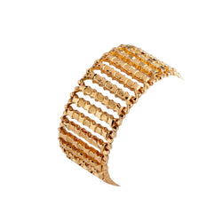 Bracelet or jaune ciselé - Castafiore