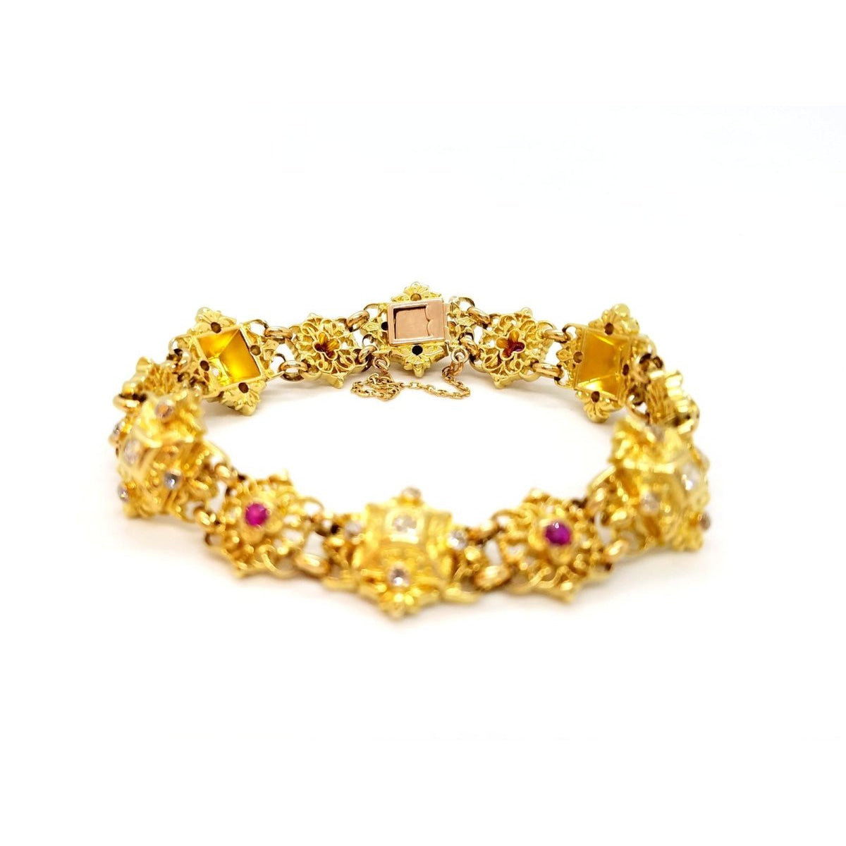 Bracelet Or jaune Diamant - Castafiore
