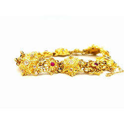 Bracelet Or jaune Diamant - Castafiore
