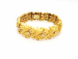 Bracelet Or jaune Diamant - Castafiore