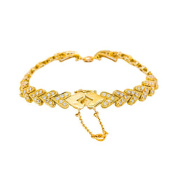 Bracelet Or jaune Diamant - Castafiore