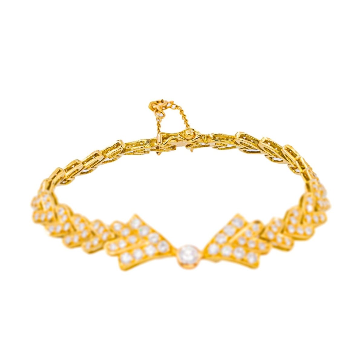 Bracelet Or jaune Diamant - Castafiore