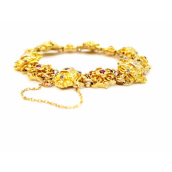 Bracelet Or jaune Diamant - Castafiore