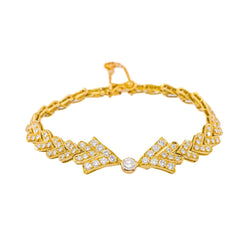 Bracelet Or jaune Diamant - Castafiore