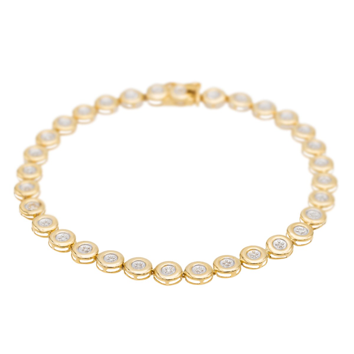 Bracelet Or jaune Diamant - Castafiore