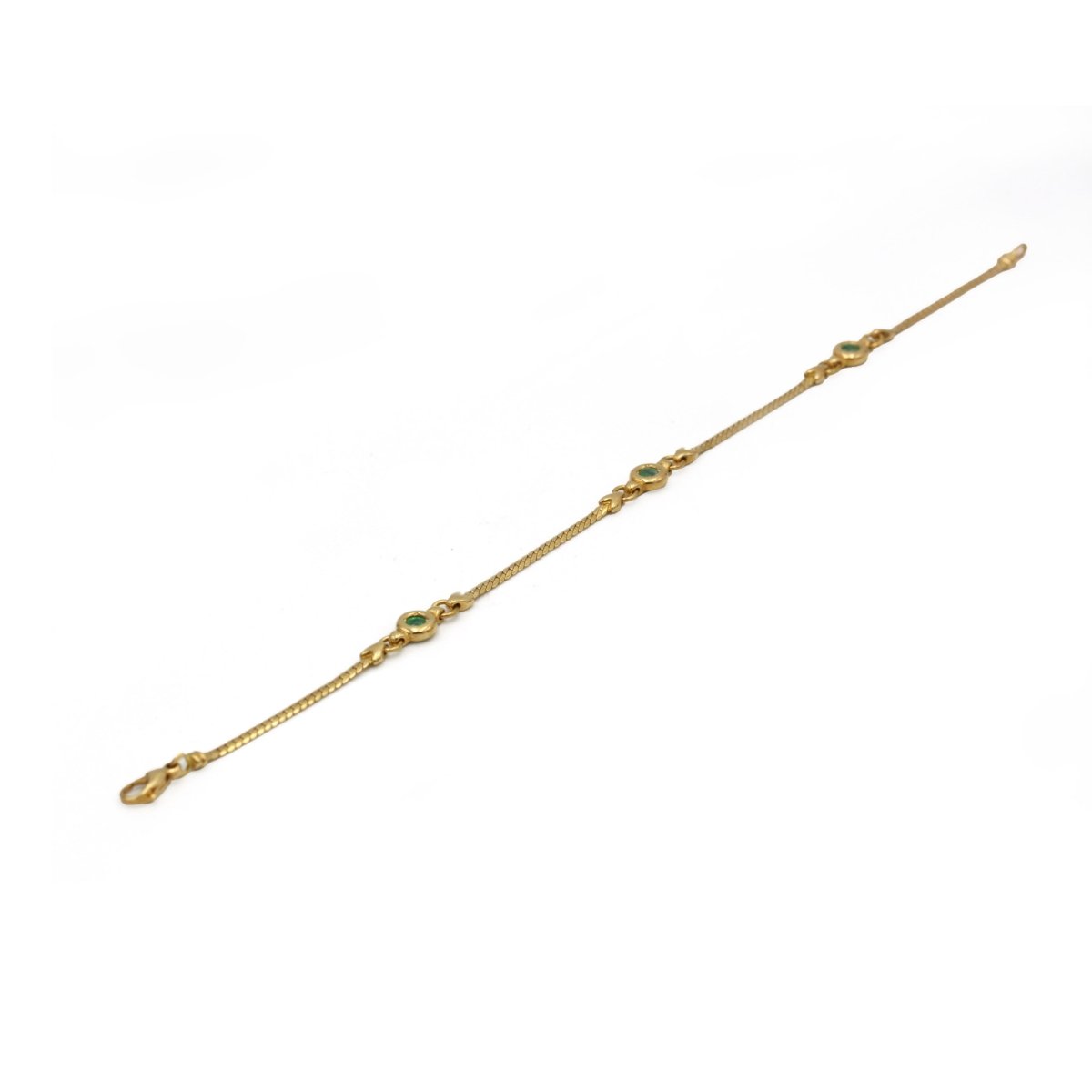Bracelet - Or jaune & Emeraudes - Castafiore