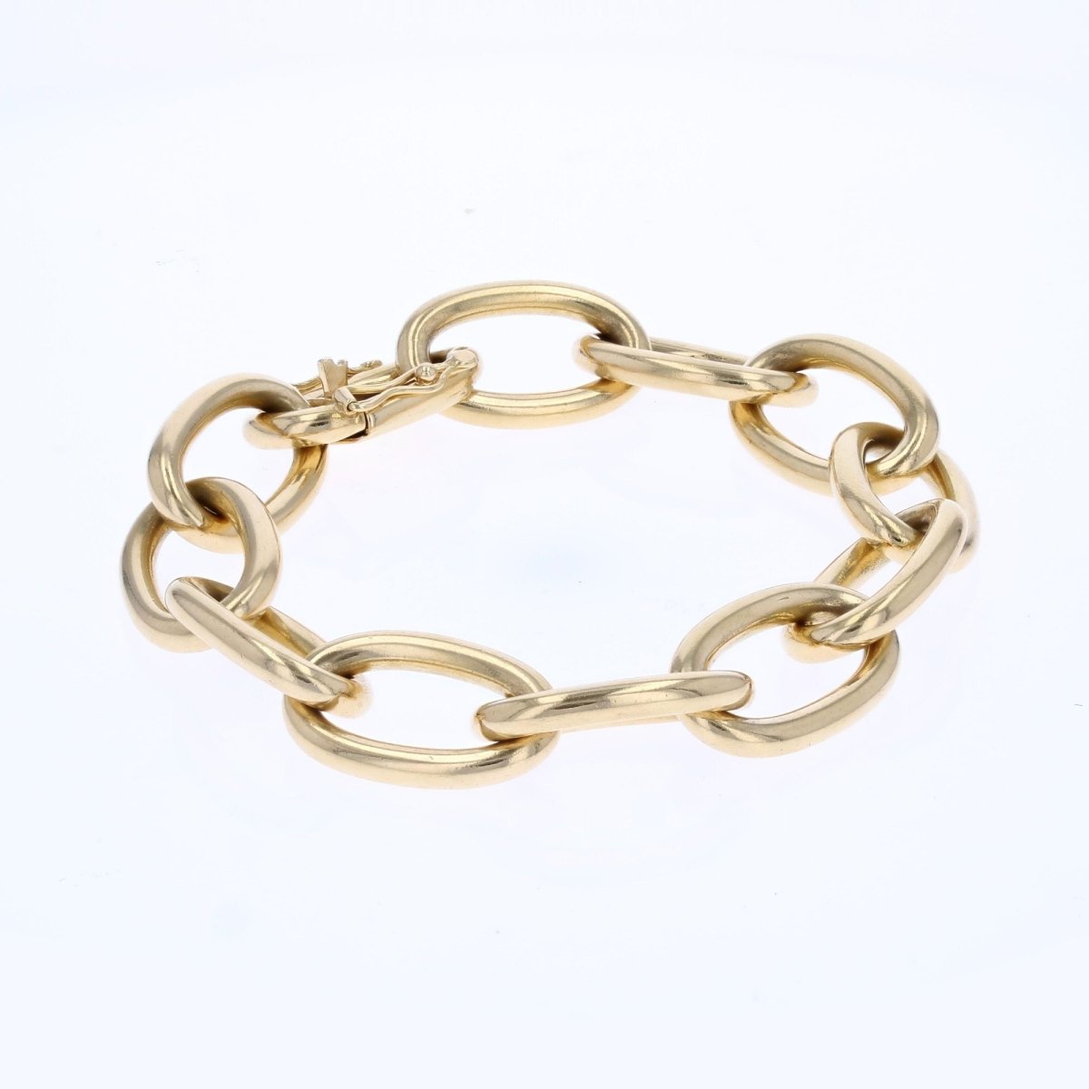 Bracelet or jaune maille forçat - Castafiore